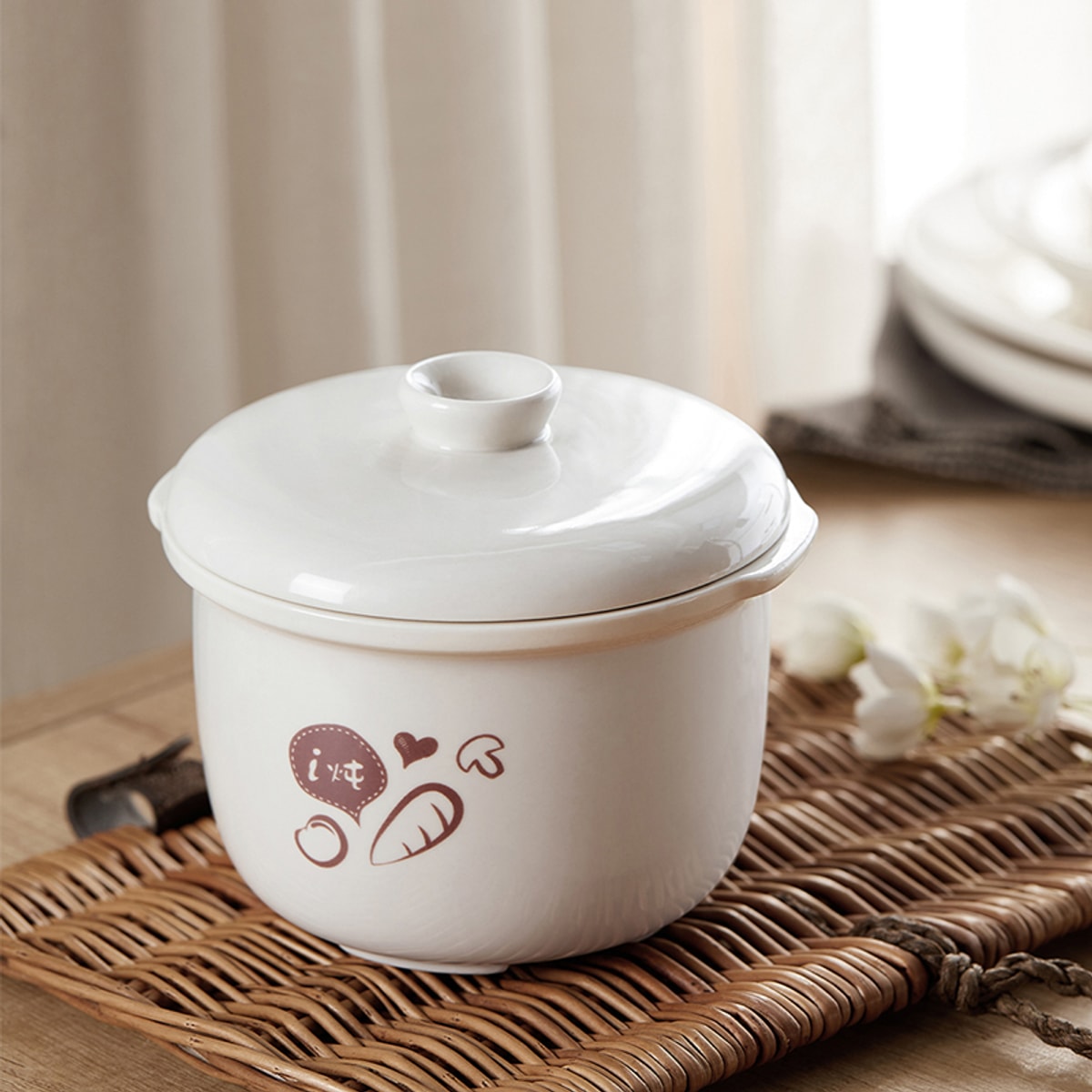 Purple Clay Electric Stew Pot DDZ-C25R7 84.5oz