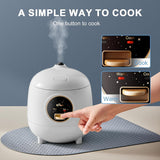 Mini Rice Cooker DFB-B12W1, 1.2L