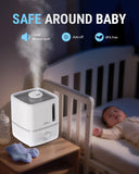 Bear 3L Cool Mist Humidifier JSQ-B25W7 for Bedroom, Quiet Air Humidifier & Diffuser for Home, Auto Shut-Off