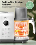Bear 2025 Baby Food Maker SJJ-M03P1 , 2-Layer Steamer & Blender with Bottle Warmer, Sterilizer & Auto-Clean, BPA-Free