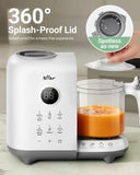 Bear 2025 Baby Food Maker SJJ-M03P1 , 2-Layer Steamer & Blender with Bottle Warmer, Sterilizer & Auto-Clean, BPA-Free