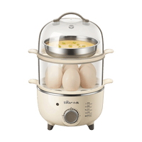 Bear 2022 Rapid Egg Cooker ZDQ-B14R1 with Timer 14 Eggs Capacity Auto Shut Off