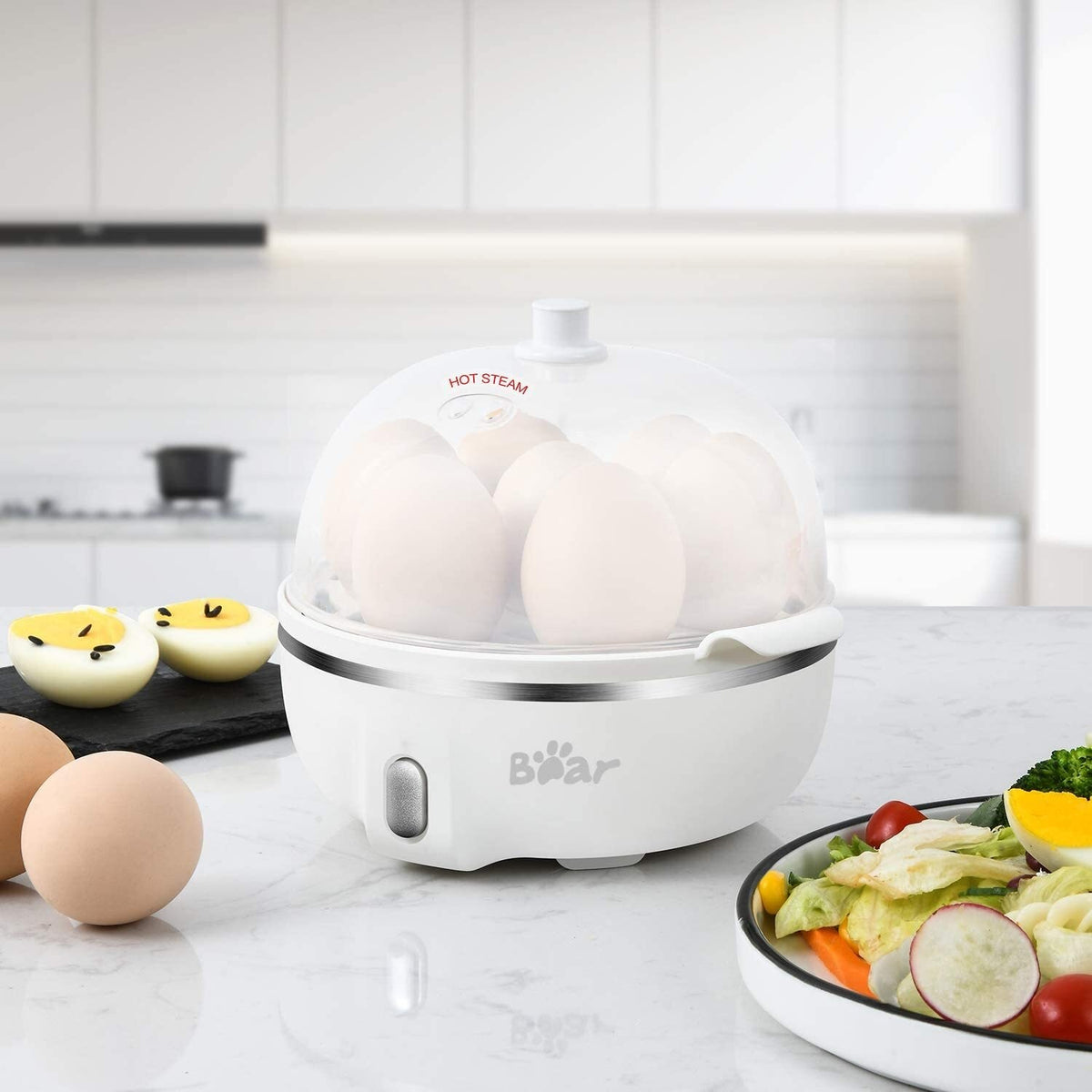 Bear Brand Rapid Electric Egg Cooker Poacher Bear, 14 Capacity Egg Boi –  LittleBearElectriconline