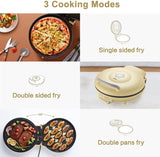Bear 11.8'' Electric Round Griddle Nonstick Extra