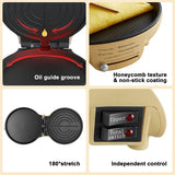 Bear 11.8'' Electric Round Griddle Nonstick Extra