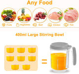 Bear Baby Food Maker | One Step Baby Food Steamer and Blender SJJ-R03B5