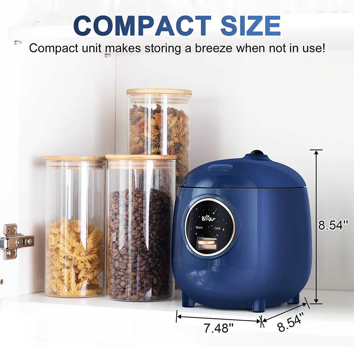 Bear Smart IH Rice Cooker Rice Cooker DFB-P20F1 Firewood Yuan Kettle  Refined Iron Liner IH Stereo Heating 2L 