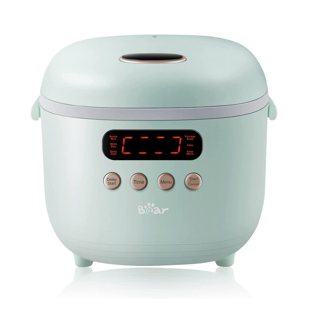 Bear Rice Cooker 3 Cups (Uncooked), Fast Electric Pressure Cooker, Portable  Multi Cooker with 10 Menu Settings for White/Brown Rice Oatmeal and More