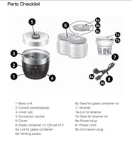 Replacement Parts for Bear Yogurt Maker SNJ-C10T1
