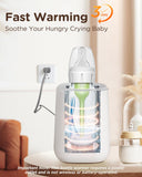 Bear Baby Bottle Warmer NNQ-H05M1 for Breastmilk & Formula, Water Bath Heat, Auto Shut-Off