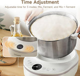 Dough Maker with Ferment Function, Microcomputer Timing, Face-up Touch Panel, 4.5Qt