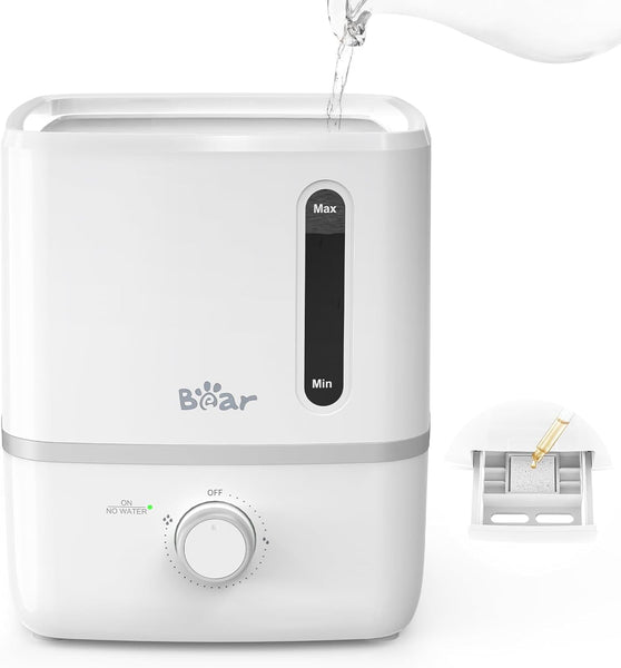 Bear 3L Cool Mist Humidifier JSQ-B25W7 for Bedroom, Quiet Air Humidifier & Diffuser for Home, Auto Shut-Off