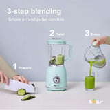 Bear Portable Personal Countertop Blender LLJ-P08J5  for Shakes and Smoothies, 300W/800ML