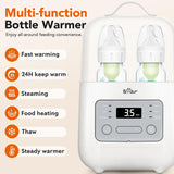 Fast Baby Bottle Warmer, Smart Temp Control, 24H Keep Warm, Sterilizer & Food Heater NNQ-E03P8