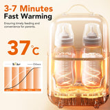 Fast Baby Bottle Warmer, Smart Temp Control, 24H Keep Warm, Sterilizer & Food Heater NNQ-E03P8