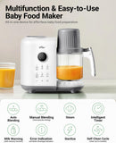 Bear 2025 Baby Food Maker SJJ-M03P1 , 2-Layer Steamer & Blender with Bottle Warmer, Sterilizer & Auto-Clean, BPA-Free