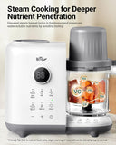 Bear 2025 Baby Food Maker SJJ-M03P1 , 2-Layer Steamer & Blender with Bottle Warmer, Sterilizer & Auto-Clean, BPA-Free