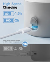 Bear Portable Bottle Warmer TNQ-E05P8, 17oz Fast Heating Baby Milk Warmer with Precise Temp Control & Long Battery Life