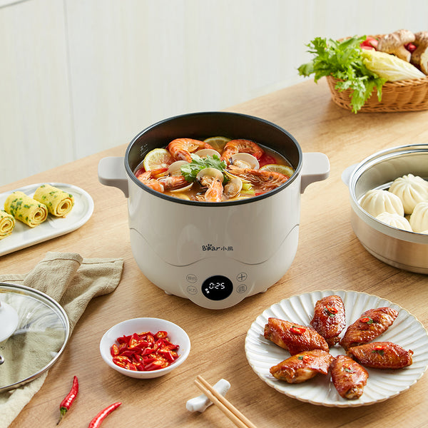 Bear DFH-B20J1] Lunch Box, Mini Rice Cooker, 2L, Electric Hot Pot