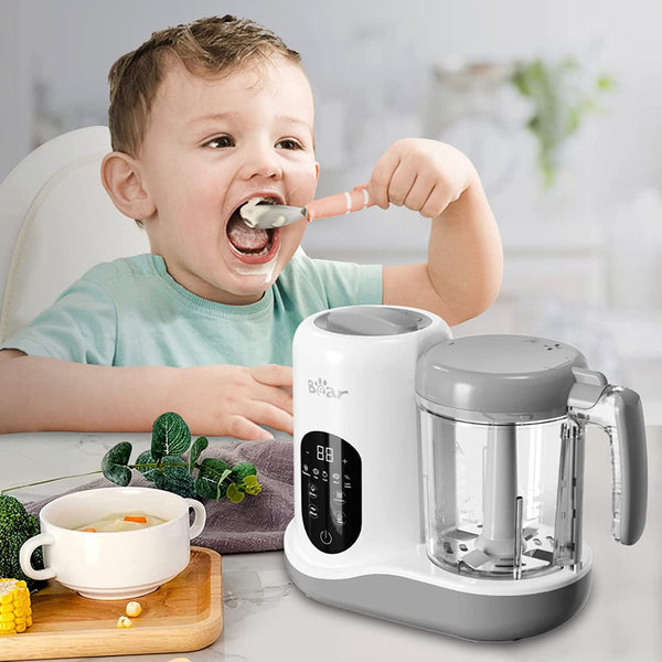 Bear Baby Food Maker  One Step Baby Food Steamer and Blender SJJ-R03B –  LittleBearElectriconline