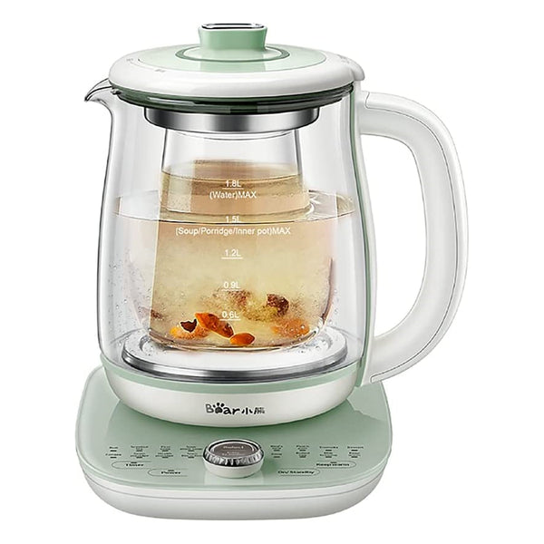 Bear YSH-C18S2 Health Pot, Electric Kettle Tea Maker with Infuser, Gla –  LittleBearElectriconline