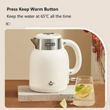 Bear ZDH-C15C1 Electric Kettle with Keep Warm Function, Auto Shut-Off, BPA Free, 1.5L